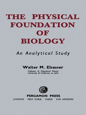 cover image of The Physical Foundation of Biology